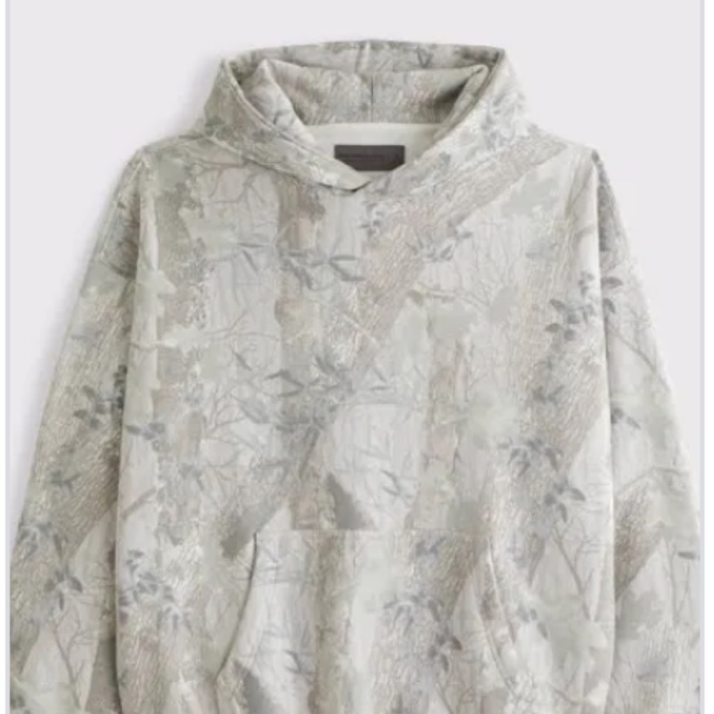 Light Gray Camouflage Hoodie